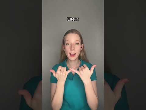 Familien Begriffe in Gebärdensprache (#1)