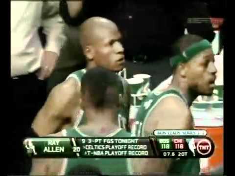 Ray Allen hits clutch three vs Bulls