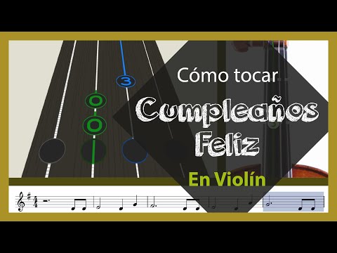 Cumpleaños feliz en Violín