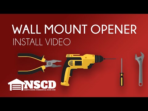 How to Install the Genie Wall Mount Opener