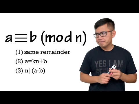 What does a ≡ b (mod n) mean? Basic Modular Arithmetic, Congruence