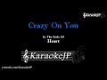 Crazy On You (Karaoke) - Heart