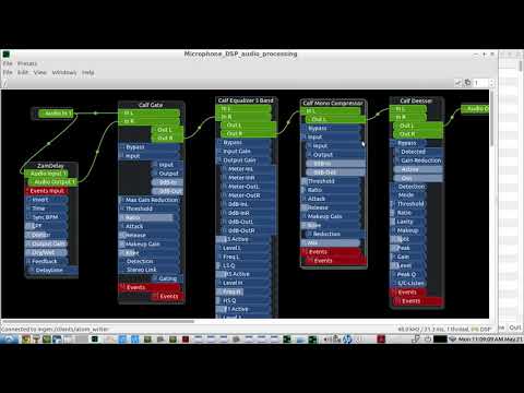 Make your own LV2 Plugins - using the Linux software modular audio processing system - "INGEN"