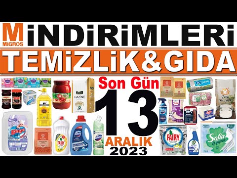 MİGROS İNDİRİMLERİ BU HAFTA GIDA &TEMİZLİK | MİGROSKOP SON GÜN 13 ARALIK | MİGROS MARKET İNDİRİMLERİ