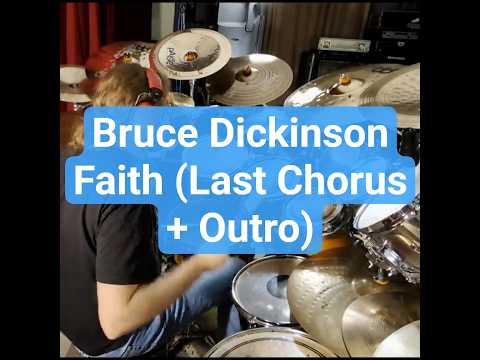 Bruce Dickinson - Faith (Last Chorus + Outro) #drums #shorts