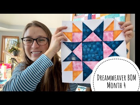 Dreamweaver BOM- Month 4, skill buildling block of the month, VLOG
