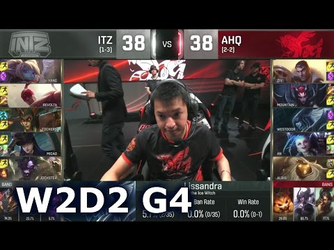 ITZ vs AHQ - Worlds 2016 W2D2 Group C | LoL S6 World Championship Week 2 Day 2 AHQ vs INTZ G2