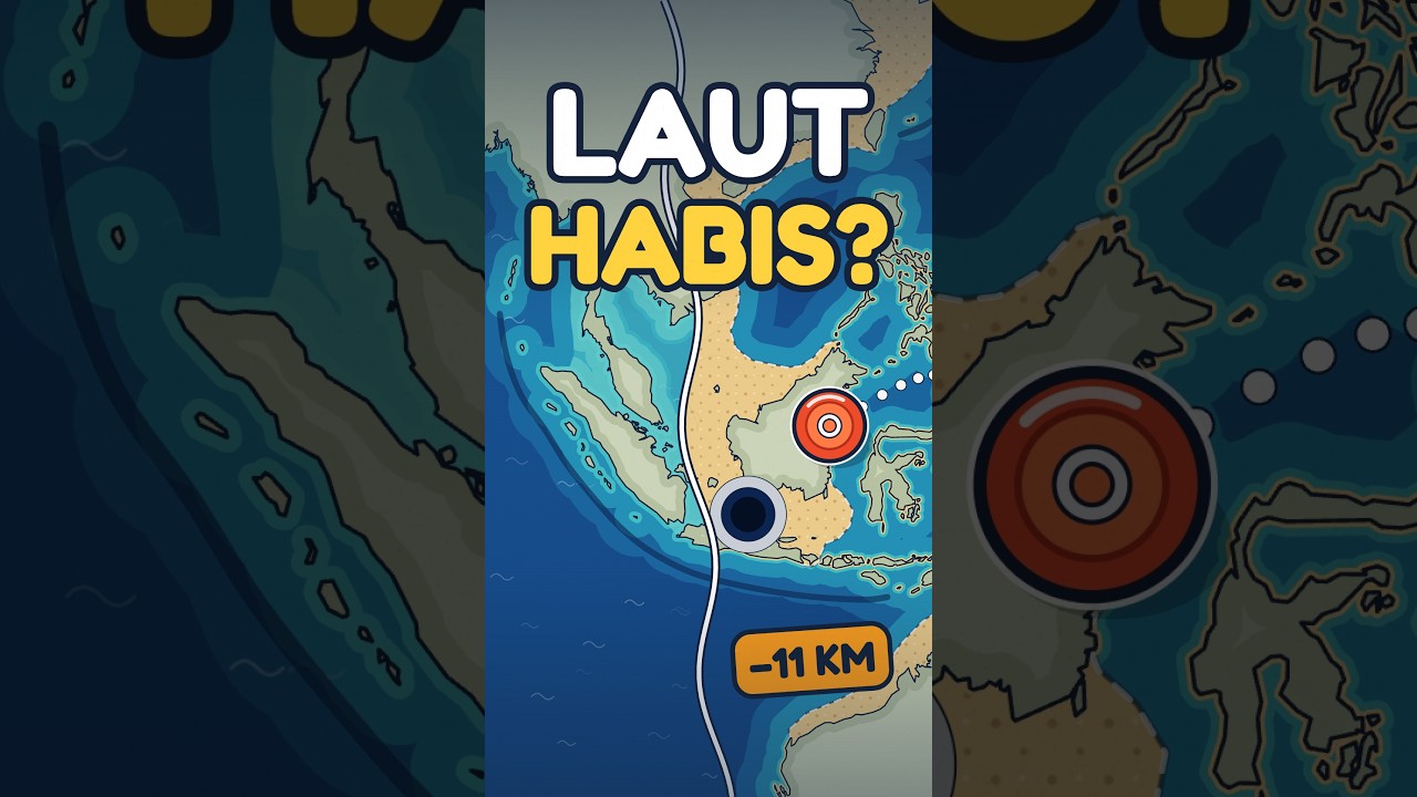 Kalau Laut Dikuras Sampai Habis, Ini yang Muncul di Dasarnya #edukasi