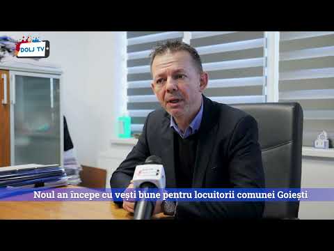 Noul an începe cu vești bune pentru locuitorii comunei Goiești