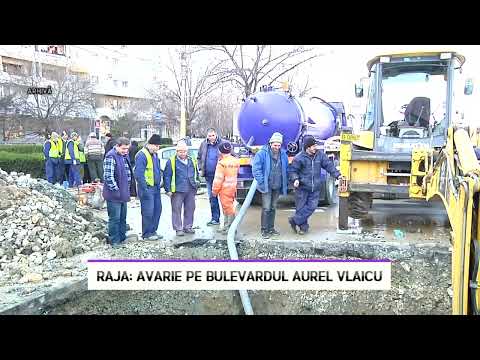 RAJA: Avarie pe bulevardul Aurel Vlaicu - LITORAL TV