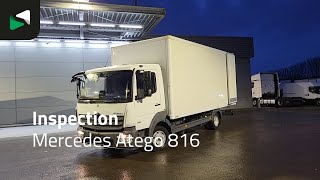 Eladó Mercedes-Benz Atego 816 4X2 Manual Gearbox Full Steel Euro 6 dobozos teherautó - Kép 4 | Autoline HU Mercedes-Benz Atego 816 4X2 Manual Gearbox Full Steel Euro 6 dobozos teherautó | Kép 4 - Autoline