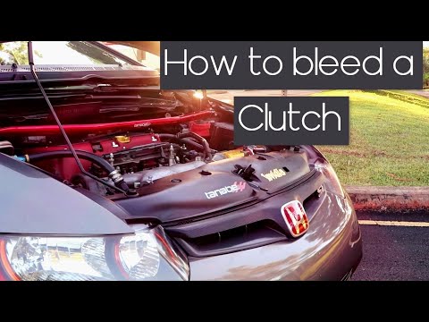 How to bleed a Honda Clutch | 8th Civic Si and RSX Type-S (FG2,FA5, DC5) Honda