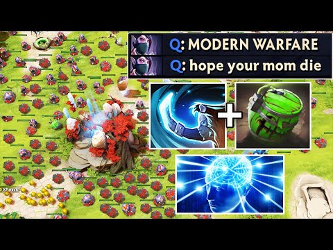 2000 IQ Techies + Magnus Combo 2 Hours Mega Defense -50% CD Enemy Can't Push Most Epic Imba Dota 2