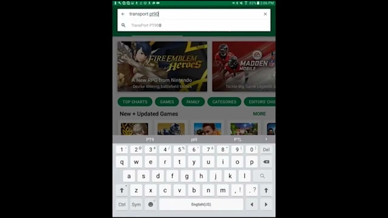 Android Loading the Transport App from Google Play