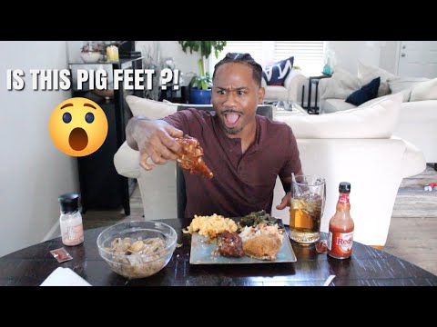 Black Man Tries SOUL FOOD For The First Time | Alonzo Lerone