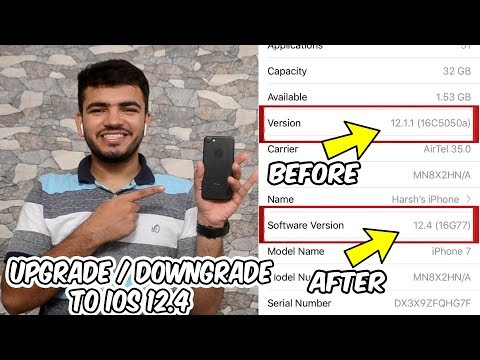 DOWNGRADE / UPGRADE from any iOS to iOS 12.4 & Jailbreak it (TUTORIAL) | UnCover | Cydia | iOS 12.4