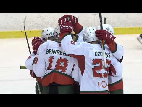 Optibet hokeja līga: HS Rīga - HK Liepāja. Spēles labākie momenti (03.10.2020)