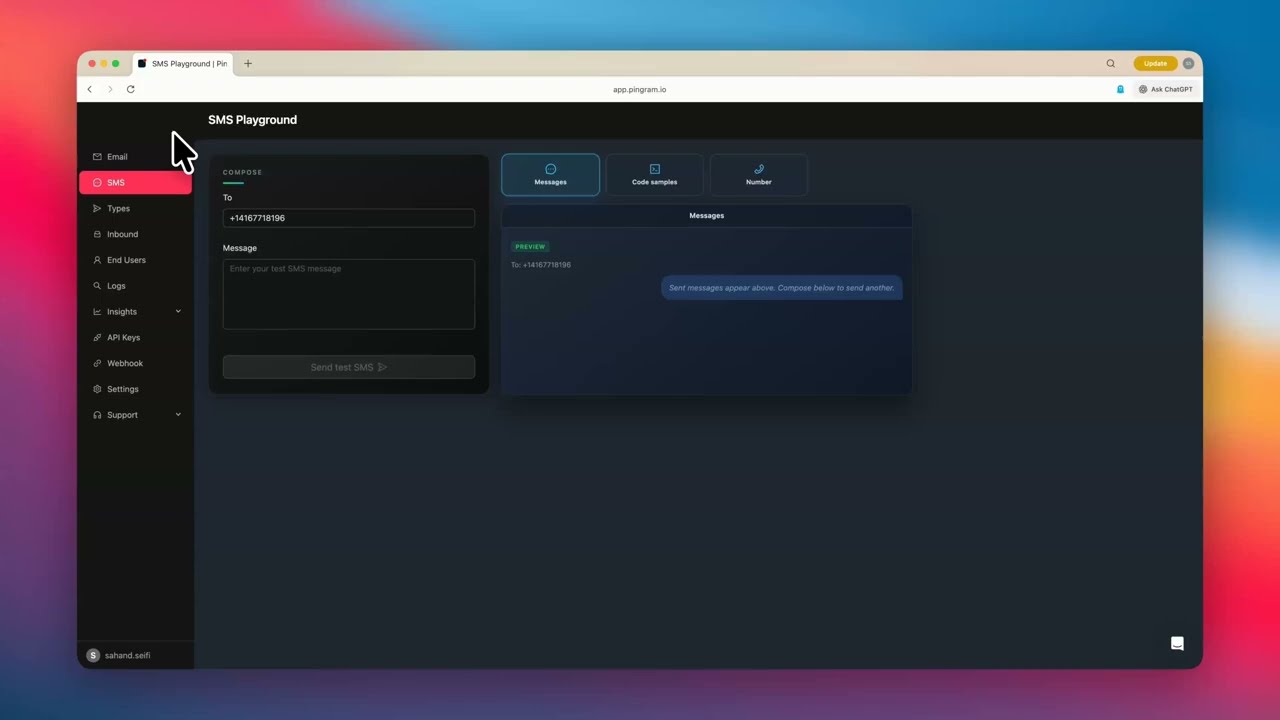 Pingram demo video