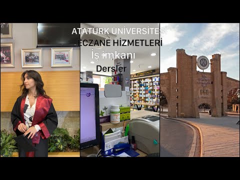 Eczane hizmetleri bölümü| Erzurum Atatürk Üniversitesi bölüm zorluğu iş imkanları #eczane #universe
