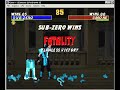 Ultimate Mortal Kombat Trilogy MK1 Sub Zero Fatalities