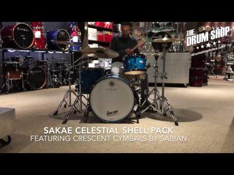 Sakae Celestial Tamo Ash in Transparent Caribbean Blue Lacquer Part 1 - Gear Demo - The Drum Shop