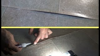 Vinyl Floor Repair. How to Fix Rips