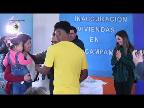 SE ENTREGARON 8 VIVIENDAS EN PASO CAMPAMENTO