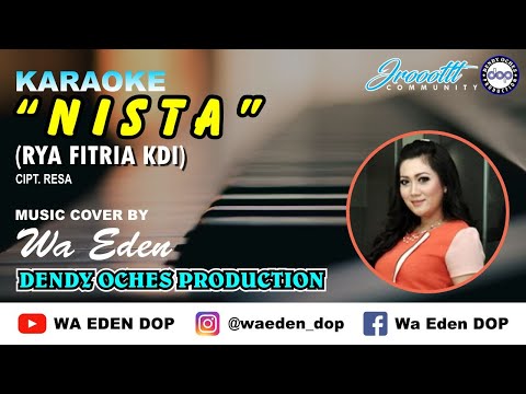 KARAOKE NISTA - RYA FITRIA KDI (ORIGINAL) │ MUSIC COVER BY WA EDEN