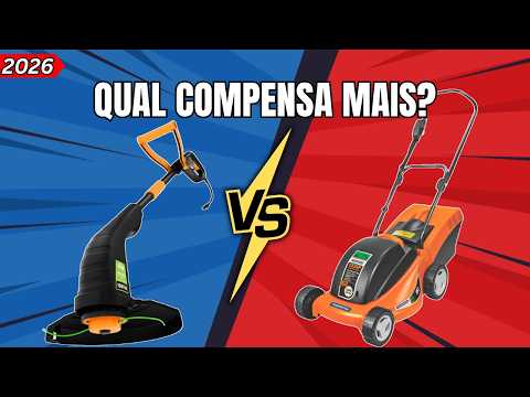 Qual o MELHOR Cortador de Grama Elétrico? WAP AG01E ou Tramontina CE35P? QUAL COMPRAR?