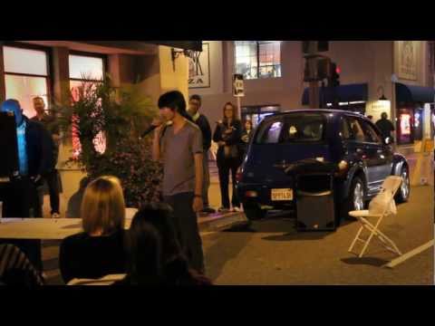 Bohemian Rhapsody karaoke in the streets of San Luis Obispo