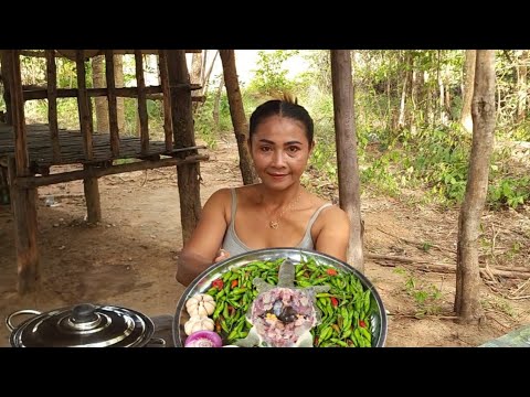 Hot spicy Turtle soup with 100 chili, Cooking and Eat