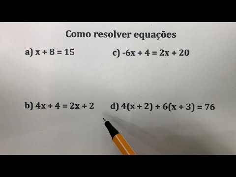 Aprenda resolver Equação do 1º Grau ? Prof Robson Liers