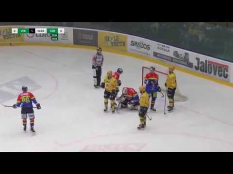 ZÁZNAM: 12. 1. 2019 VHK ROBE Vsetín – ČEZ Motor České Budějovice 3:2