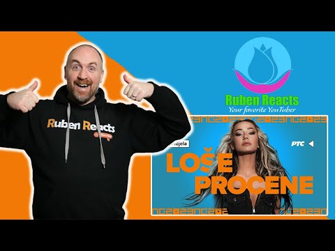 Ruben Reacts to Andjela – Loše procene  Pesma za Evroviziju 2023