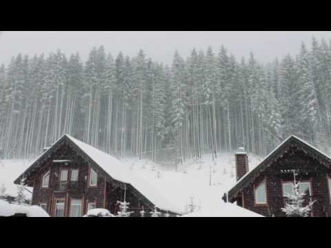 Blizzard Storm Sounds | Sons d'ambiance relaxants d'hiver | Risques de neige