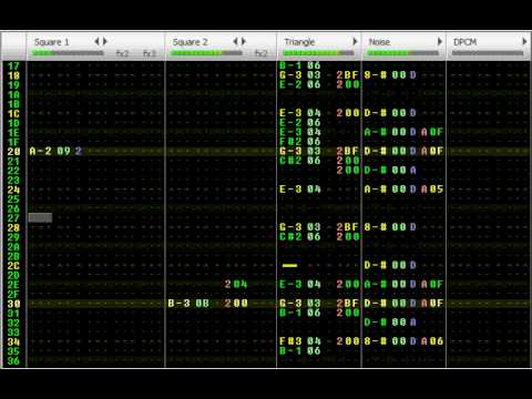 Famitracker - Silver Surfer NES Intro