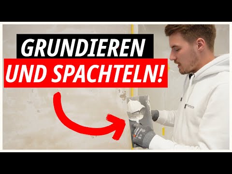 Warum Grundiere ich? Wie merke ich das ich Grundieren muss? + Spachteln | Untergrundvorbereitung