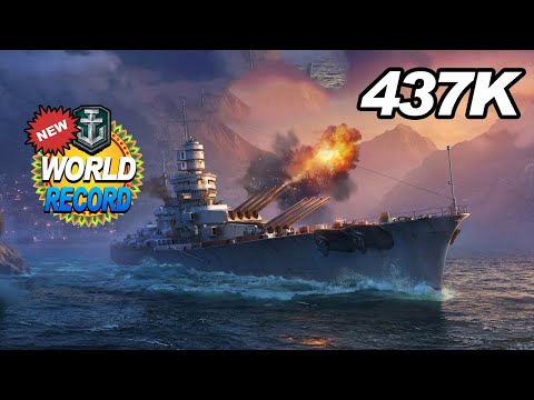 Cruiser Edgar: Thriller with new damage WORLD record - World of Warships