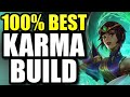 How to carry EVERY game as Karma Support... (1v9 KARMA GUIDE)