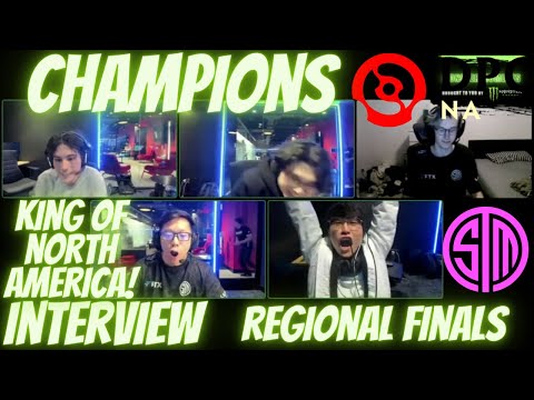 INTERVIEW THE CHAMPIONS TSM FTX - DPC NA 2021/2022 Tour 1: Regional Finals