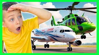 Airplanes, Helicopters and Things that Fly ✈️ Planes for Kids 🚁 Helicopters for Kids