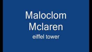 Malcolm Mclaren - eifelltower