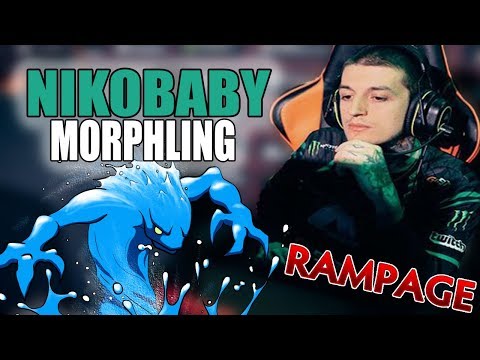 NIKOBABY MORHPLING - PERFECT FARMING - RAMPAGEEEE!!! - DOTA 2 DOTA 2