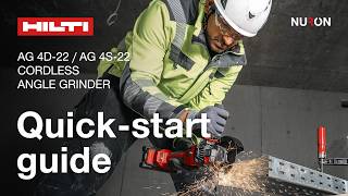 Polizor unghiular pe acumulator Hilti AG 4S-22