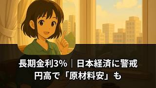 【速報解説】日本の長期金利3％で経済に警戒感　企業負担は増える一方、円高で原材料安のメリットも？