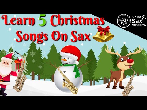 How to play 5 Christmas Songs on Sax: Rudolf the Red Nose Reindeer, Silent Night,  +More #17