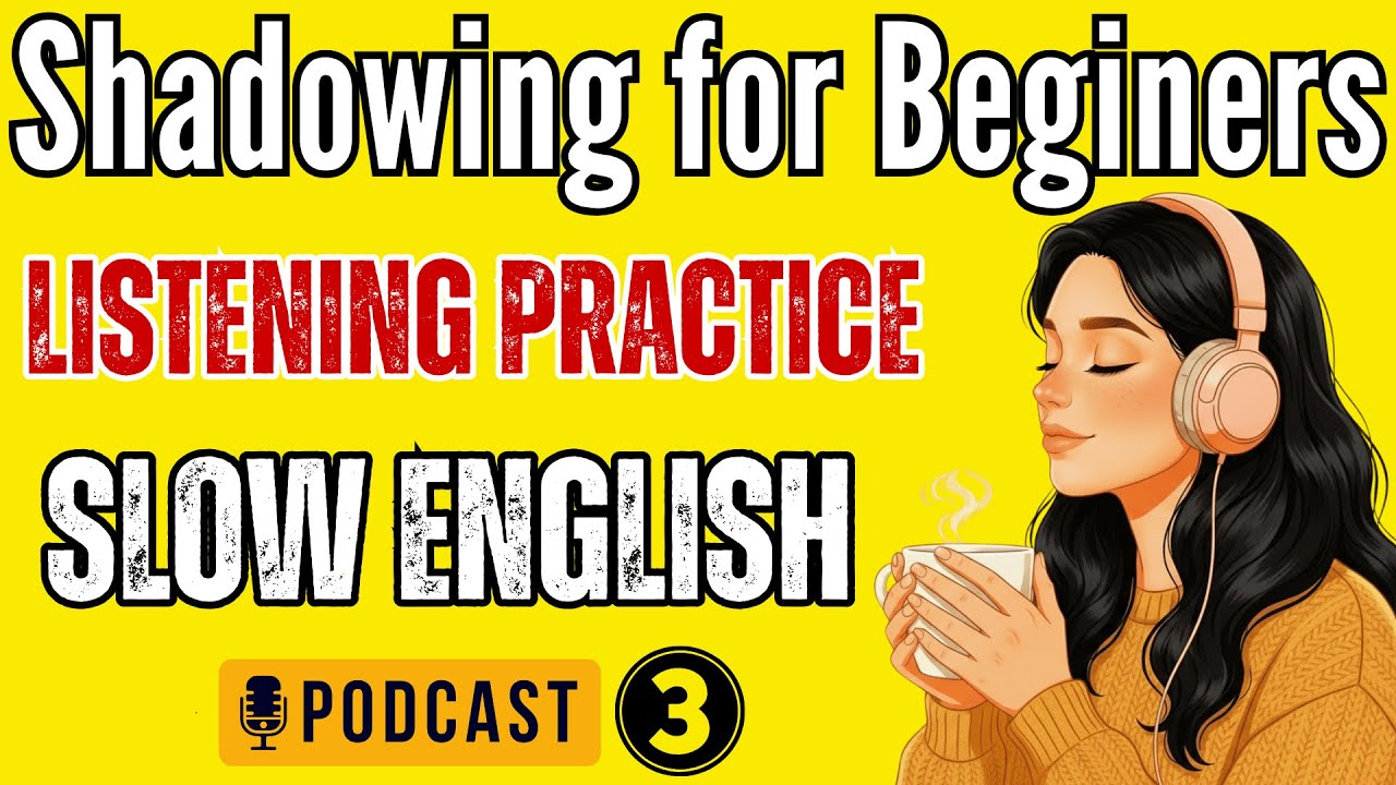 5 Minute English Habit | Slow Easy English Shadowing Practice | English for Beginners | English TV ✔