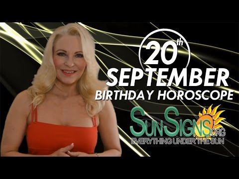September 20th Zodiac Horoscope Birthday Personality - Virgo - Part 1