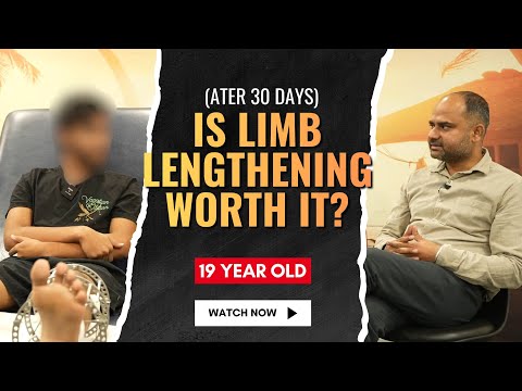Limb Lengthening Surgery Reality | 19-Year-Old Patient in Lengthening Phase | Heights Increase Sur.