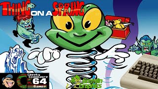 THING ON A SPRING – Commodore 64 (1985) | Bouncy Platformer with Rob Hubbard’s Iconic Soundtrack